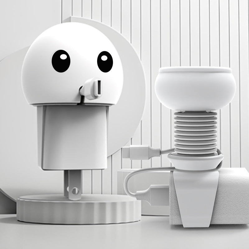 Data Cable Line Concentration Protective Cover Desktop Finishing Winding Storage Buckle