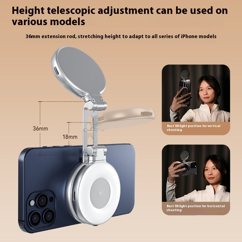 Mini Mobile Phone Magnetic Suction Beauty Fill Light