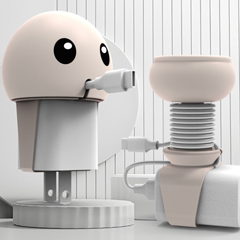 Data Cable Line Concentration Protective Cover Desktop Finishing Winding Storage Buckle